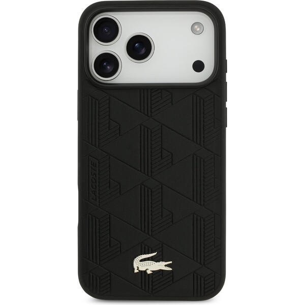 Lacoste-PU-Nomogramme-Gold-Logo-MagSafe-kryt-iPhone-17-Pro-Max-cerny