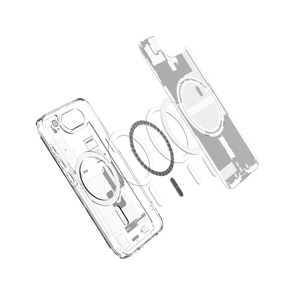 Spigen-Ultra-Hybrid-MagSafe-kryt-iPhone-17e-16e-zero-one-white