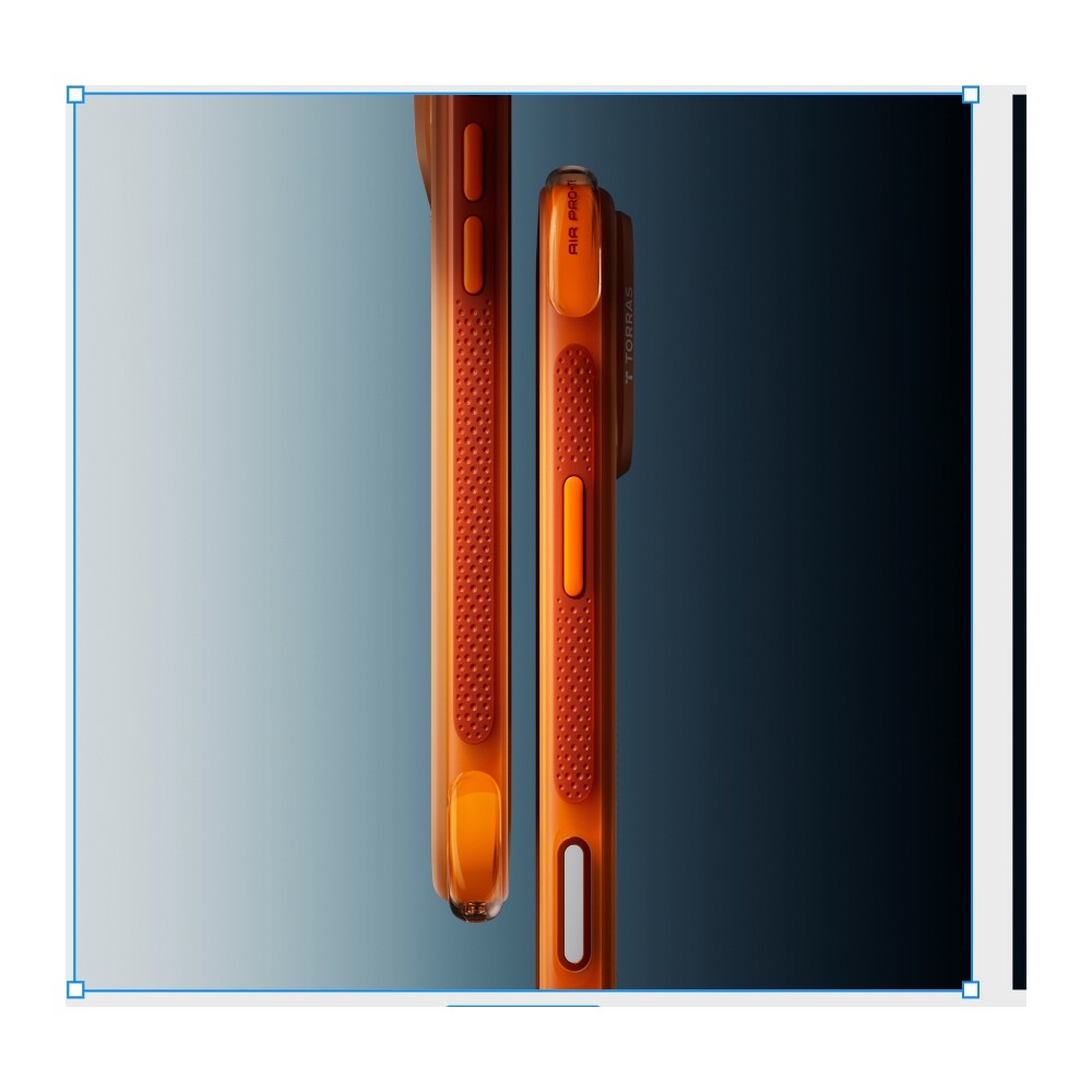Torras-Ostand-Q3-Air-MagSafe-kryt-iPhone-17-Pro-Max-horizon-orange