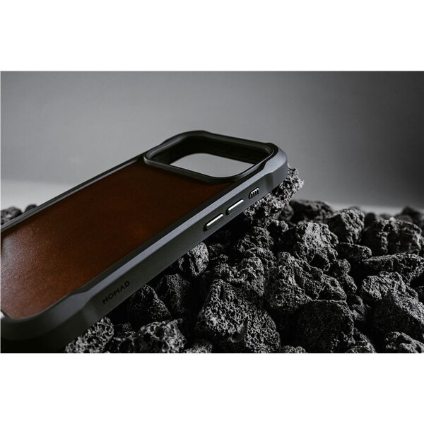 Nomad-Rugged-Leather-Case-Horween-MagSafe-kozeny-kryt-iPhone-17-Pro-Rustic-Brown