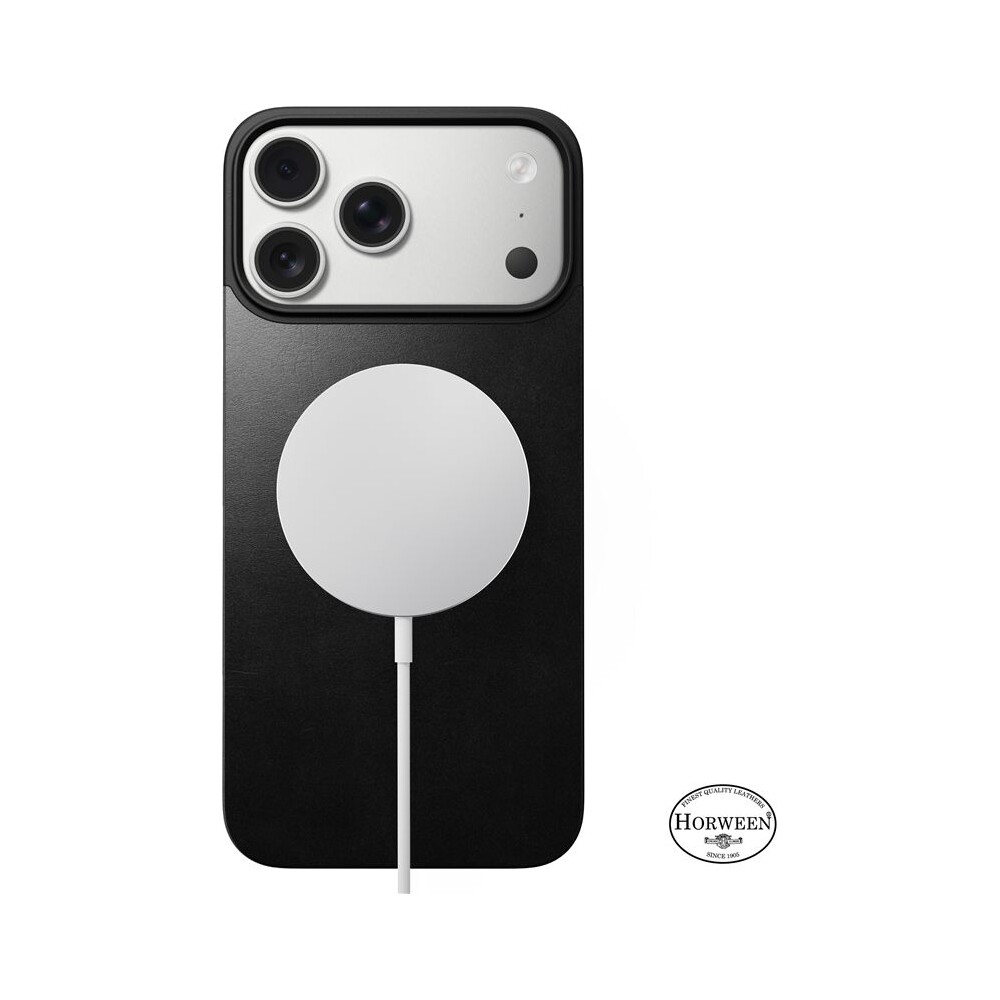 Nomad-Magnetic-Leather-Back-Horween-Magsafe-kozeny-kryt-iPhone-17-Pro-Max-Black