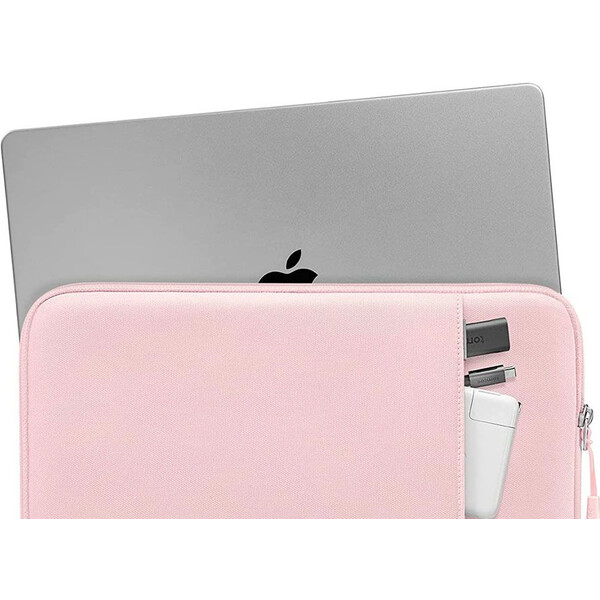 tomtoc-Sleeve-14-MacBook-Pro-ruzova