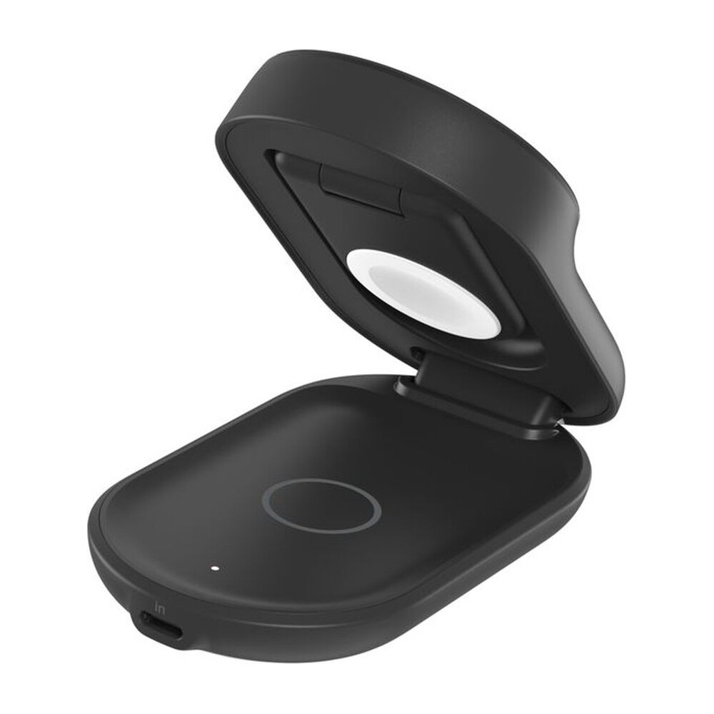 Belkin-UltraCharge-Qi2-25W-3v1-MagSafe-nabijecka-pro-iPhone-Apple-Watch-AirPods-cerna
