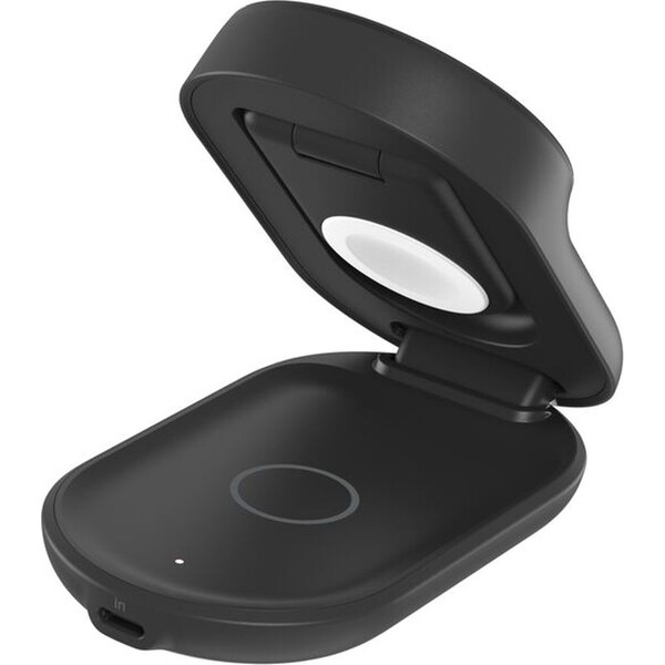 Belkin-UltraCharge-Qi2-25W-3v1-MagSafe-nabijecka-pro-iPhone-Apple-Watch-AirPods-cerna