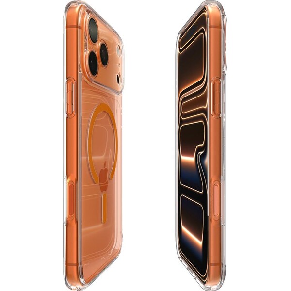Spigen-Ultra-Hybrid-MagSafe-kryt-iPhone-17-Pro-clear-orange