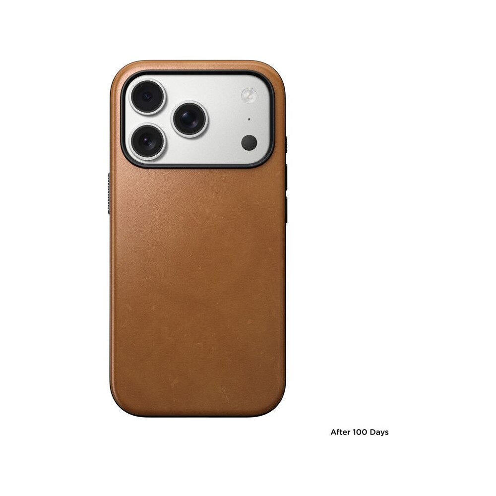 Nomad-Modern-Leather-Case-MagSafe-kozeny-kryt-iPhone-17-Pro-English-Tan