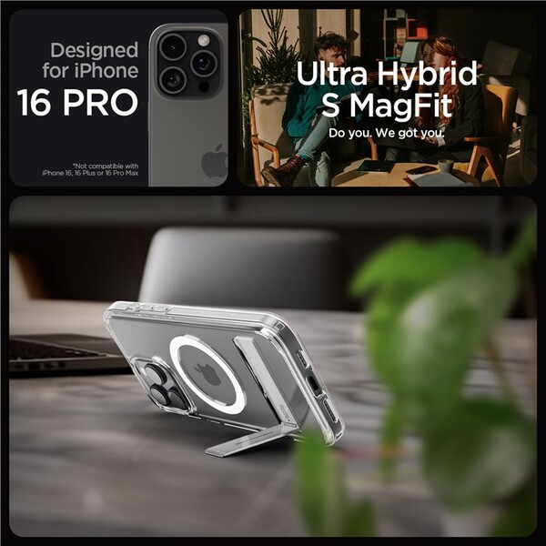 Spigen-Ultra-Hybrid-S-MagSafe-kryt-iPhone-16-Pro-crystal-clear