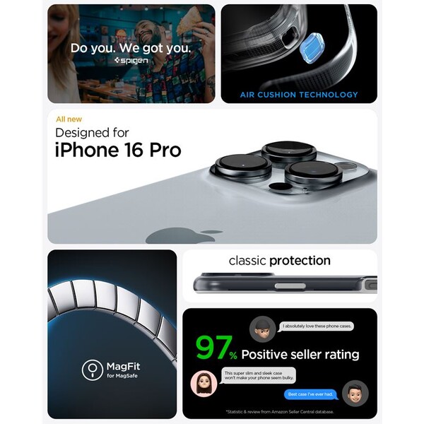 Spigen-Classic-C1-MagSafe-kryt-iPhone-16-Pro-graphite