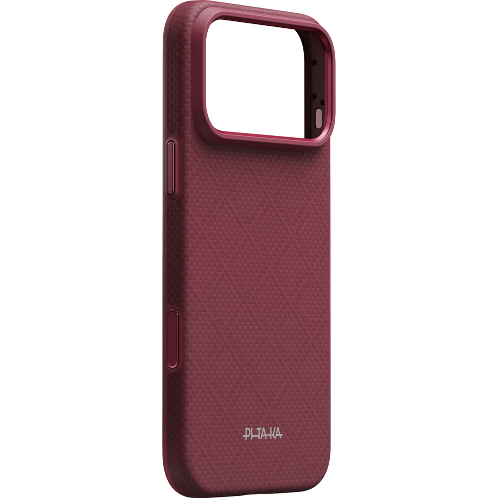 Pitaka-Summa-Case-Argyle-MagSafe-kryt-iPhone-18-Pro-Max-Burgundy