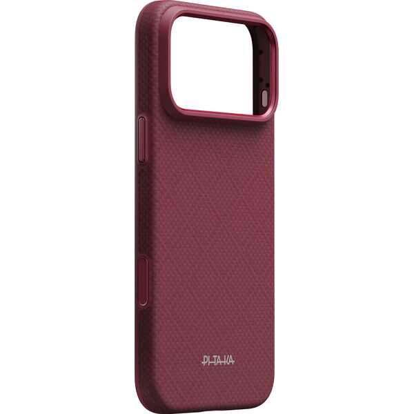 Pitaka-Summa-Case-Argyle-MagSafe-kryt-iPhone-18-Pro-Max-Burgundy