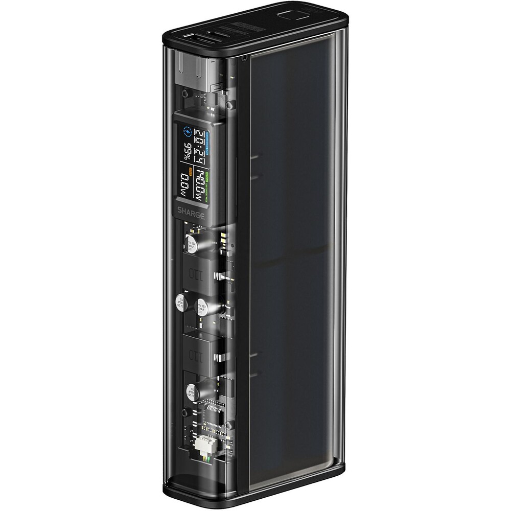 SHARGE-Shargeek-140W-powerbanka-20000-mAh-LCD-cerna