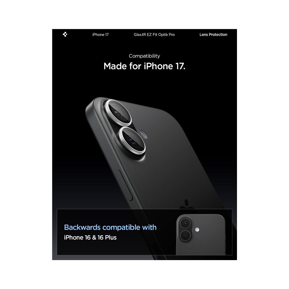 Spigen-Glass-tR-EZ-Fit-Optik-Pro-skla-iPhone-17-silver-2-ks-