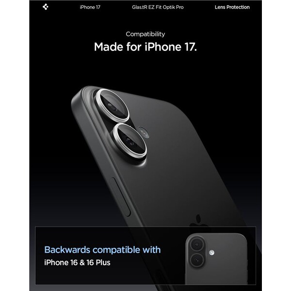 Spigen-Glass-tR-EZ-Fit-Optik-Pro-skla-iPhone-17-silver-2-ks-