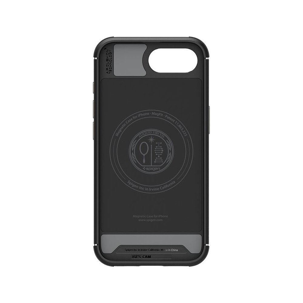 Spigen-Core-Armor-MagSafe-kryt-iPhone-17e-16e-matne-cerny