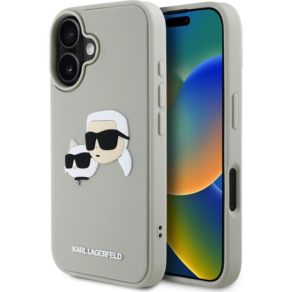Karl-Lagerfeld-3D-Rubber-Double-Heads-kryt-iPhone-16-bezovy