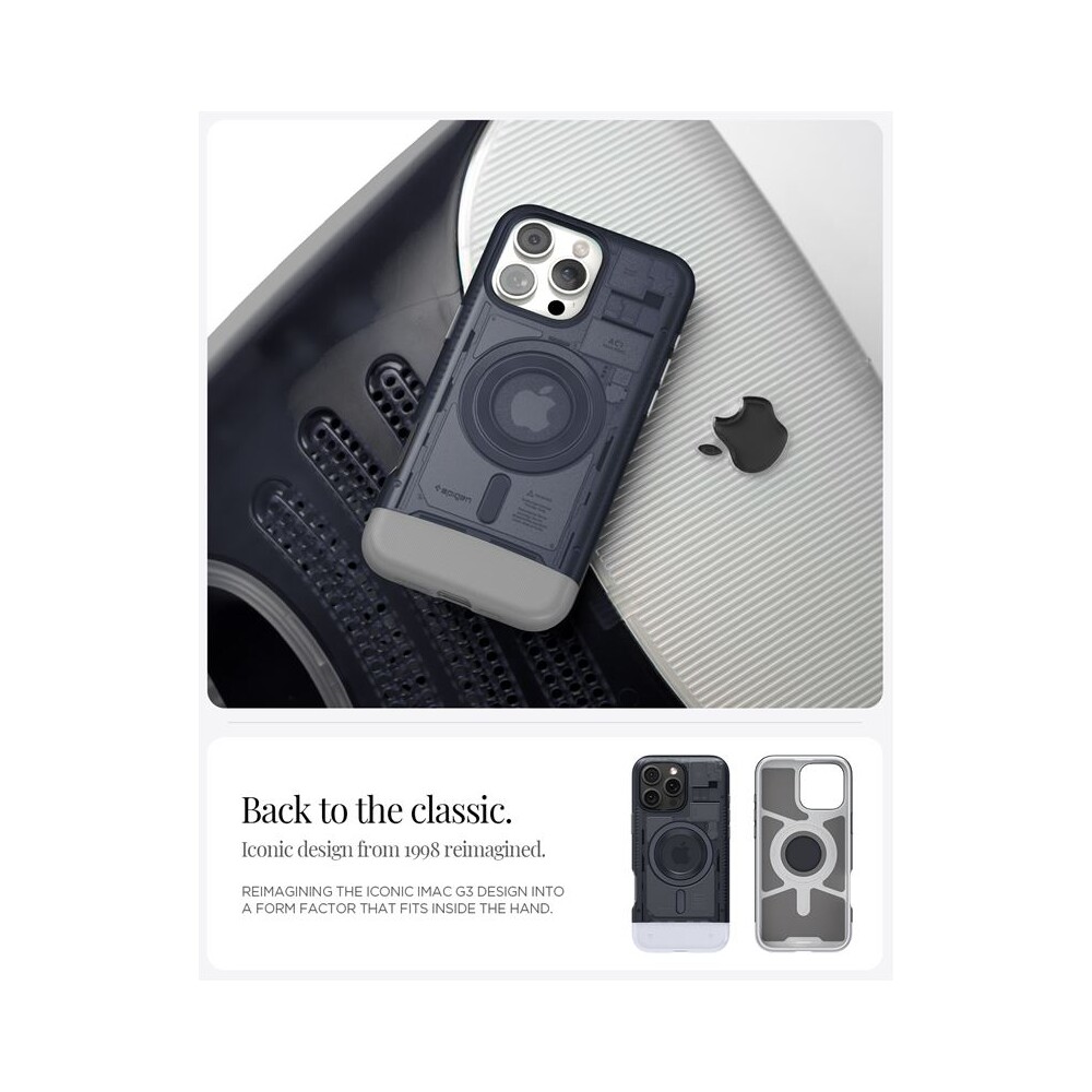 Spigen-Classic-C1-MagSafe-kryt-iPhone-16-Pro-Max-graphite