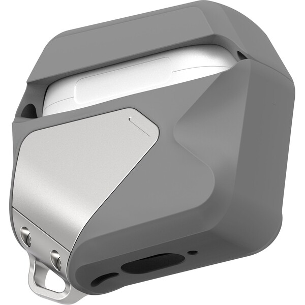 Aulumu-A29-Geometric-Case-pouzdro-AirPods-4-Gray