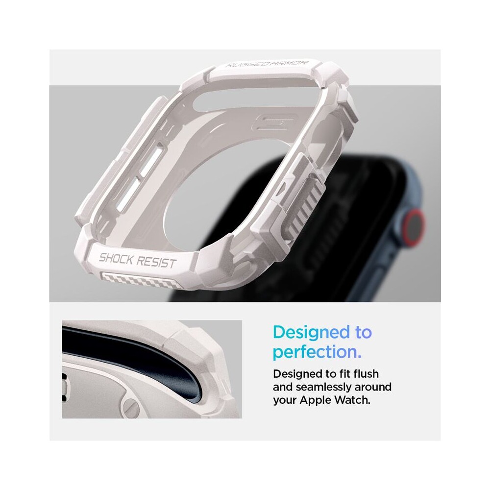 Spigen-Rugged-Armor-kryt-pro-Apple-Watch-10-11-46mm-bezovy