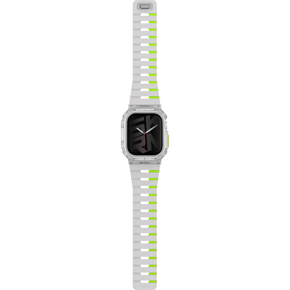 SKINARMA-Gemini-Atom-reminek-a-kryt-Apple-Watch-42mm-limetkovy-neonovy-