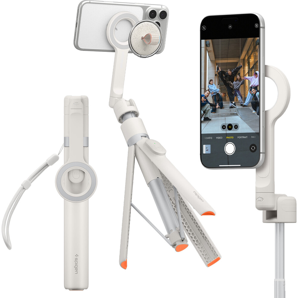 Spigen-MagSafe-Tripod-Selfie-tyc-bezova
