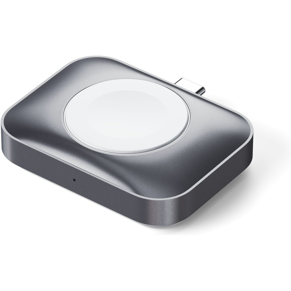 Satechi-USB-C-2v1-bezdratova-nabijeci-stanice-pro-Apple-Watch-a-Airpods-stribrna