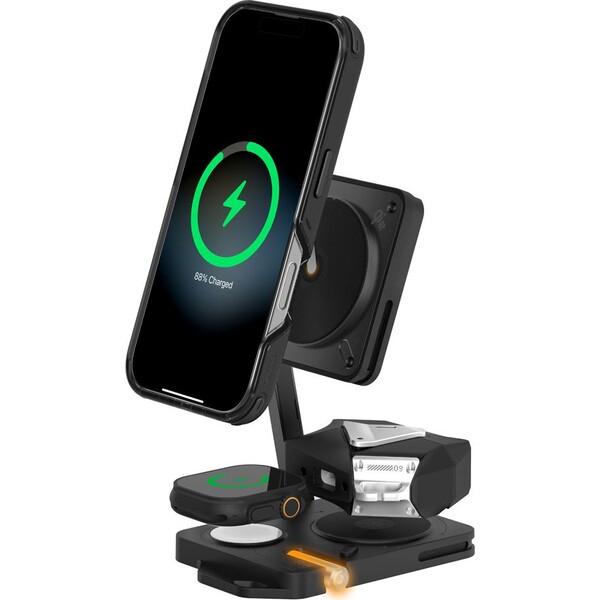 Aulumu-M01-4-in-1-Folding-Wireless-Charging-Station-Pad-MagSafe-nabijecka-Black