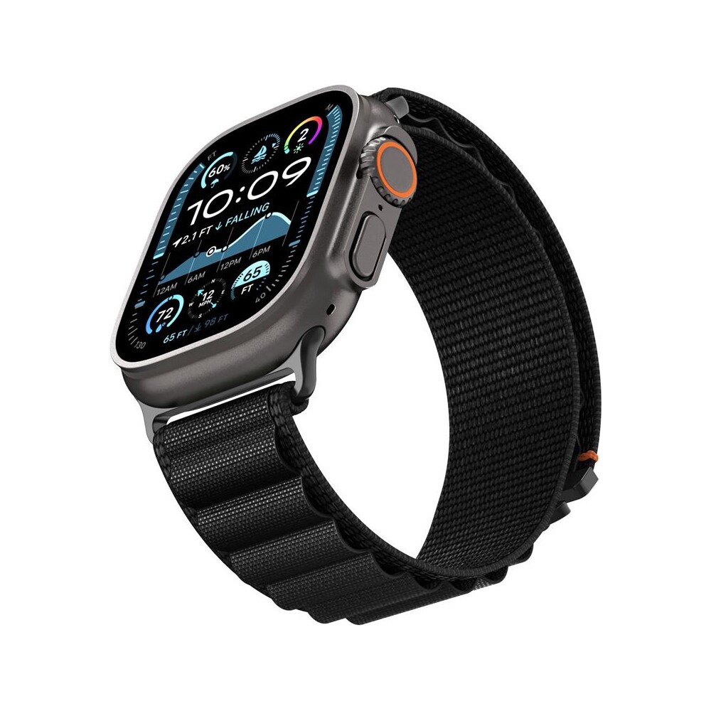 Spigen-Fabric-Band-hook-reminek-Apple-Watch-49-46-45-44mm-cerny