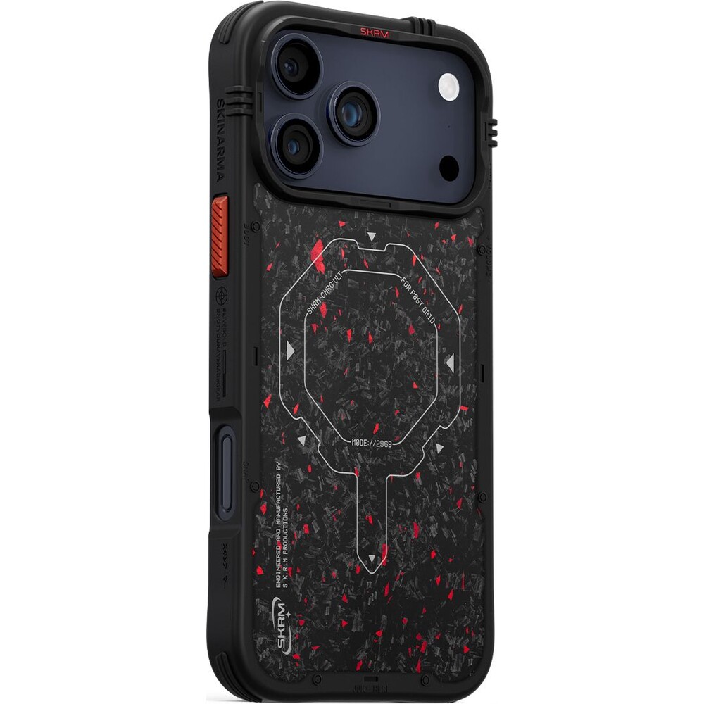 SKINARMA-Vektor-Mag-Charge-MagSafe-kryt-iPhone-17-Pro-Max-Black-Red