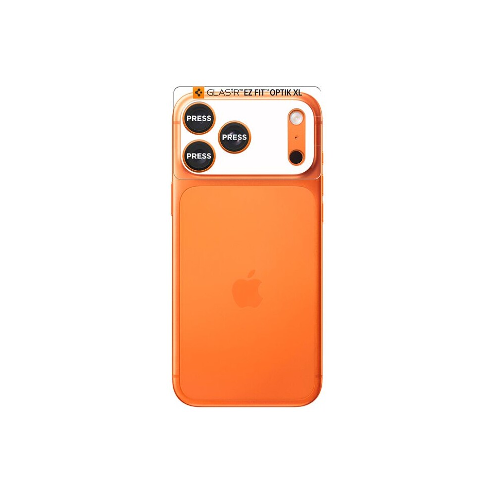 Spigen-Glass-tR-EZ-Fit-Optik-Pro-XL-sklo-na-fotoaparat-iPhone-17-Pro-Max-oranzove