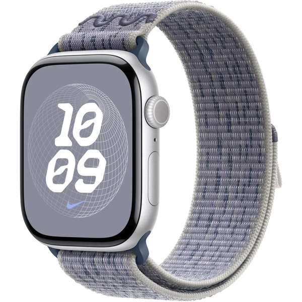 Apple Watch 49/46/45/44mm šedo-modrý provlékací sportovní řemínek Nike - Řemínky - Hlavní obrázek