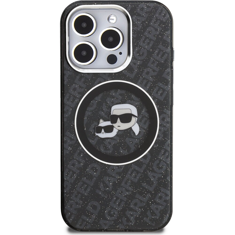 Karl-Lagerfeld-IML-K-CH-Heads-Repeated-Logo-MagSafe-kryt-iPhone-15-Pro-cerny
