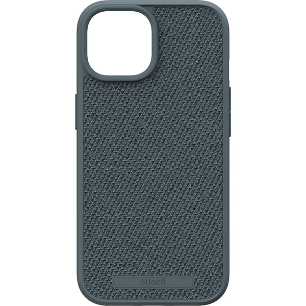 NJORD Fabric MagSafe kryt iPhone 15 tmavě šedý - Pouzdra - Obrázek 7819000601