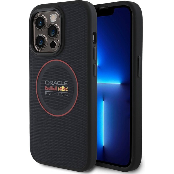 Oracle-Red-Bull-Racing-PU-Leather-Red-Ring-MagSafe-kryt-pro-iPhone-13-Pro-modry