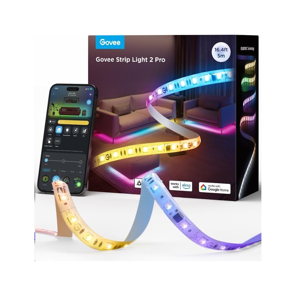 Govee-Strip-Light-2-Pro-RGBICWW-Matter-LED-pasek-5m