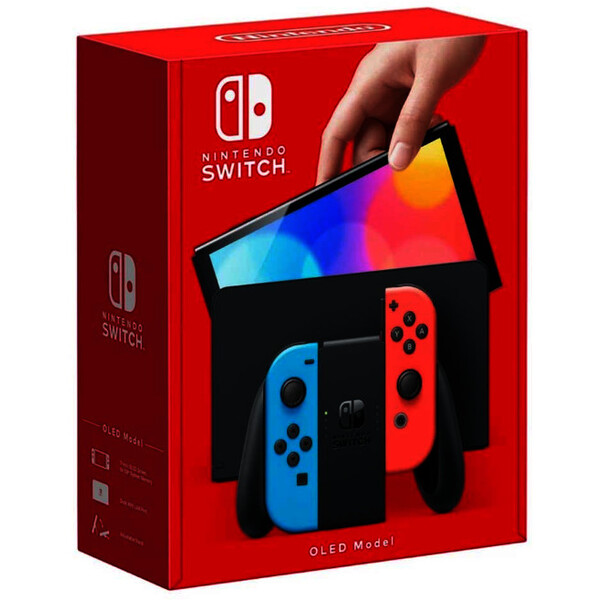 Nintendo-Switch-OLED-Neon-Blue-Neon-Red