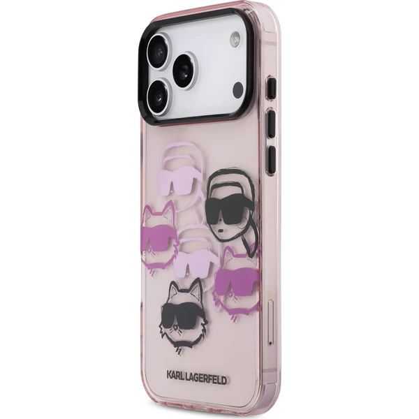Karl-Lagerfeld-IML-Multi-K-CH-Heads-Zadni-Kryt-pro-iPhone-17-Pro-Max-ruzovy
