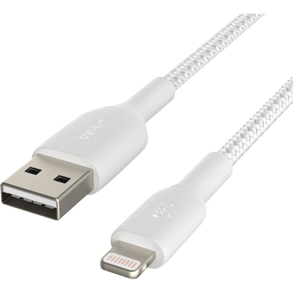 Belkin-BOOST-Charge-Braided-Lightning-USB-A-napajeci-kabel-1m-bily