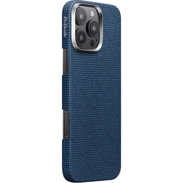Pitaka-Tactile-Woven-Case-kryt-iPhone-16-Pro-Max-PTK-Dark-Blue