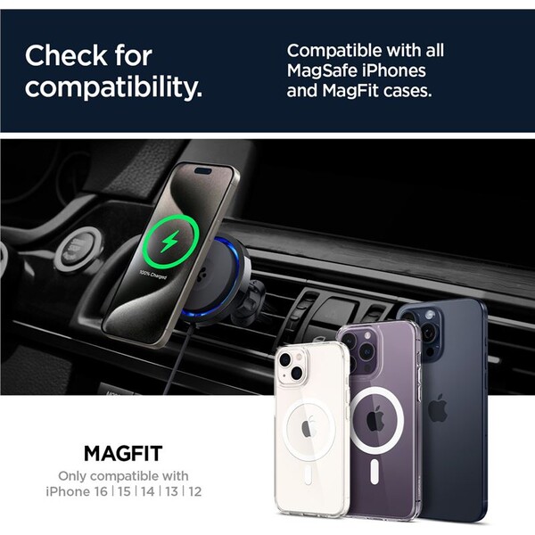 Spigen-OneTap-Pro-3-Cryomax-Air-Vent-MagSafe-drzak-do-auta-s-chlazenim-cerny