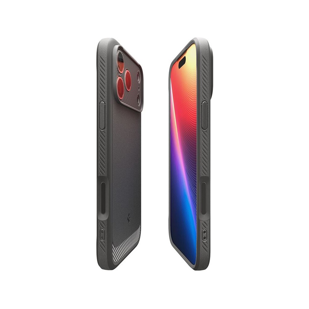 Spigen-Rugged-Armor-MagSafe-kryt-iPhone-17-Pro-gray