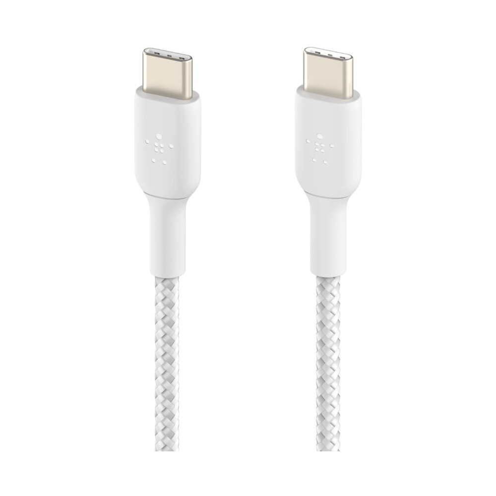 Belkin-BOOST-Charge-Braided-USB-C-USB-C-napajeci-kabel-60W-1m-bily