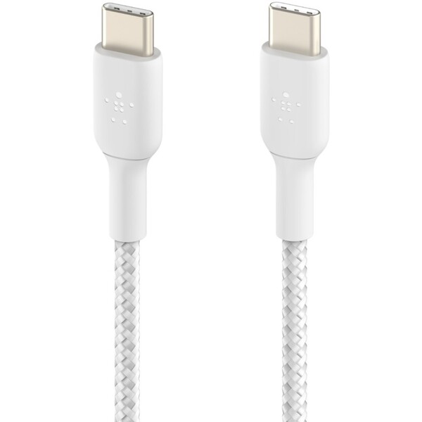 Belkin-BOOST-Charge-Braided-USB-C-USB-C-napajeci-kabel-60W-1m-bily