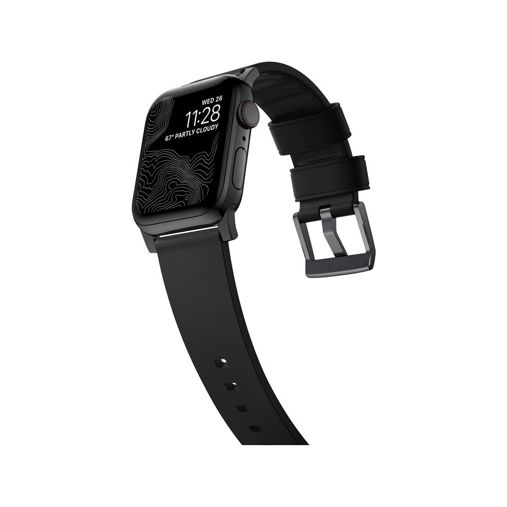Nomad-Active-Strap-Pro-hydrofobni-kozeny-reminek-Apple-Watch-49-45-44-42mm-cerny-cerny