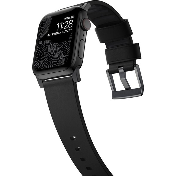 Nomad-Active-Strap-Pro-hydrofobni-kozeny-reminek-Apple-Watch-49-45-44-42mm-cerny-cerny