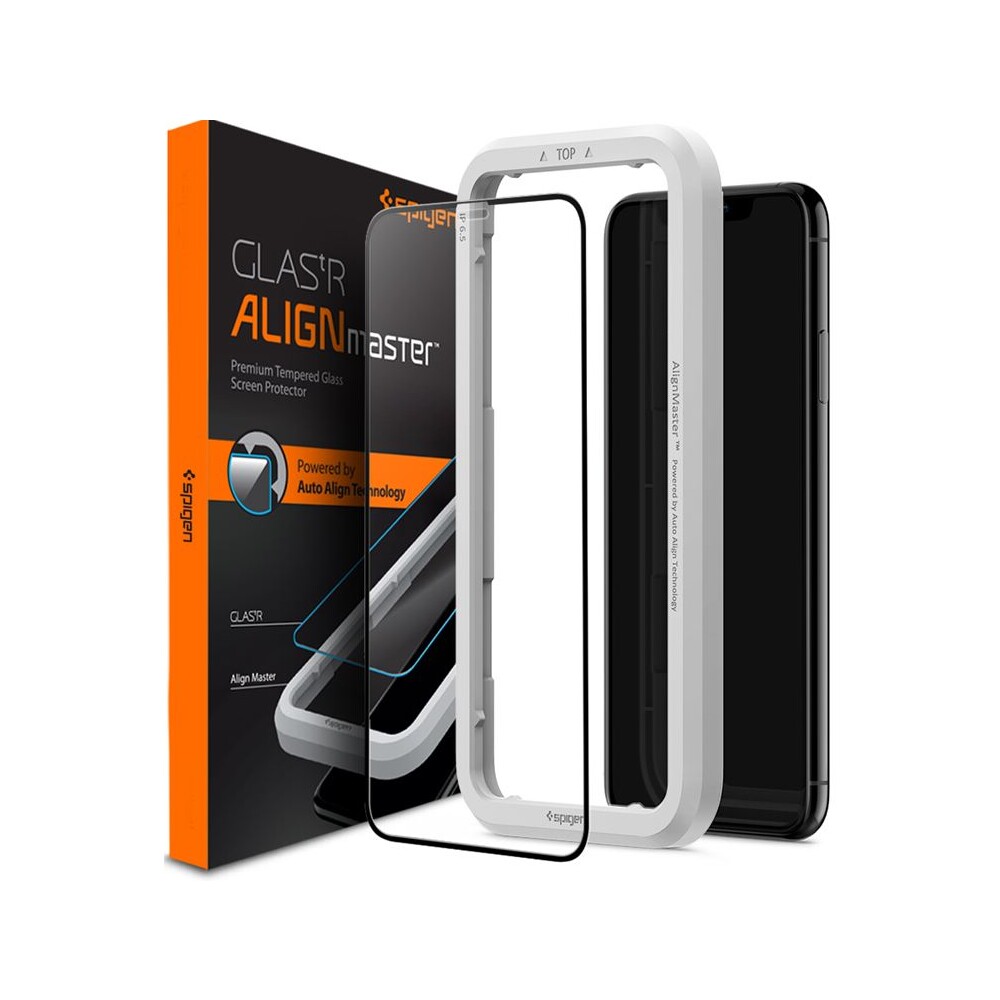 Spigen-3D-tvrzene-sklo-Align-FC-Apple-iPhone-11-Pro-XS-X-cerne