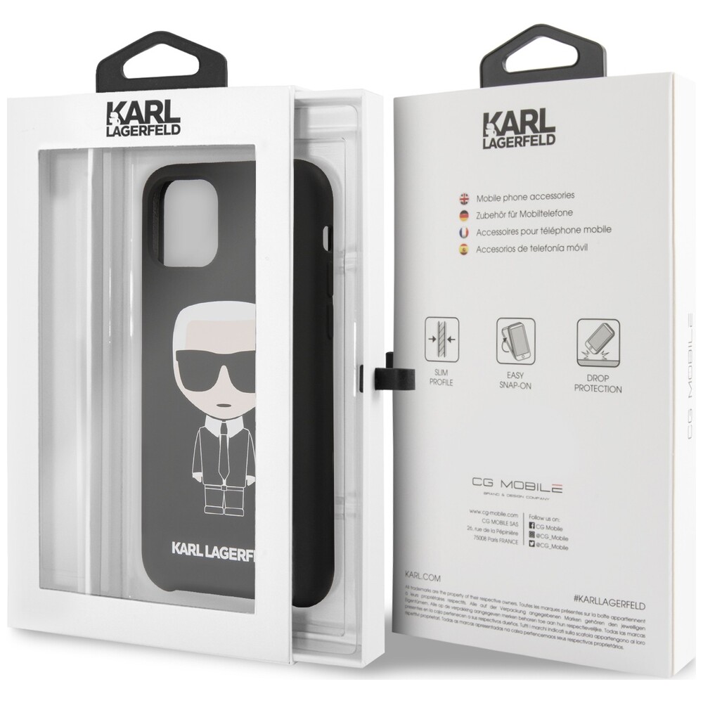 Karl-Lagerfeld-Iconic-silikonovy-kryt-iPhone-11-Pro-cerny