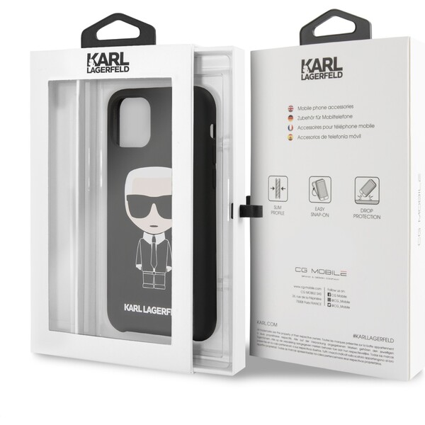 Karl-Lagerfeld-Iconic-silikonovy-kryt-iPhone-11-Pro-cerny