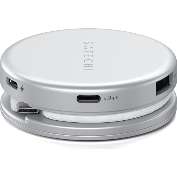 Satechi-OntheGo-5-in-1-Multiport-Adapter-MacBook-Neo-stribrny