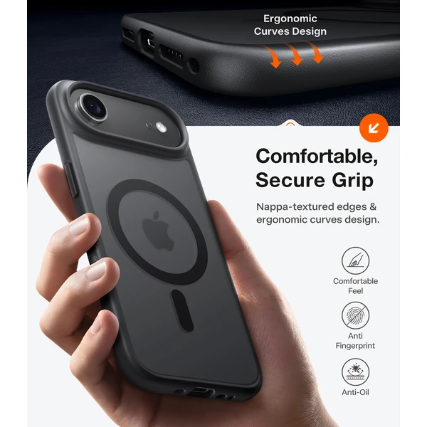 Torras Guardian MagSafe kryt iPhone Air black - Pouzdra - Obrázek 790b7e2db2534b9aa77171782dc9d5e5