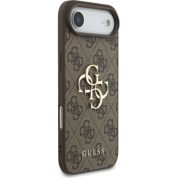 Guess-PU-4G-Metal-Logo-Strap-kryt-iPhone-Air-hnedy